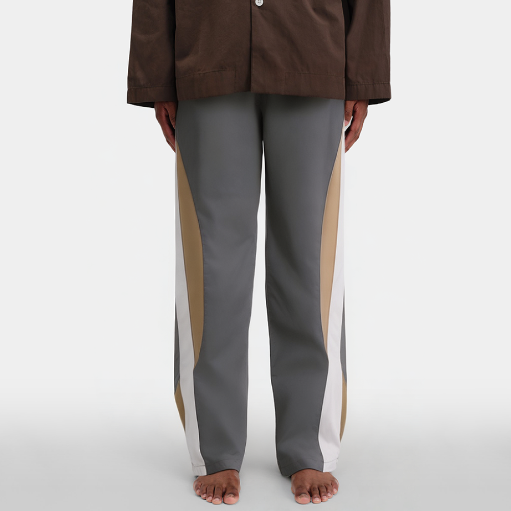 Casual elastic waist loose men's pajama pants