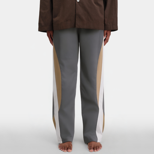 Casual elastic waist loose men's pajama pants