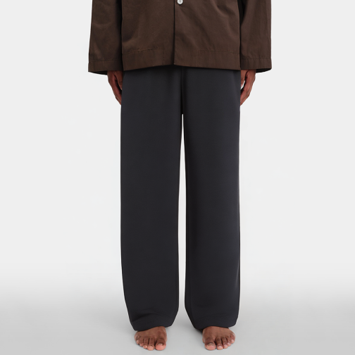 Simple cotton straight-leg men's pajama pants