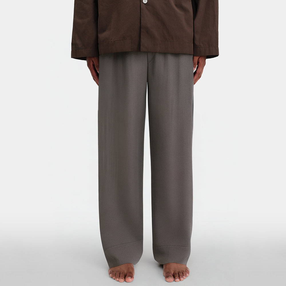 Simple loose textured men's pajama pants