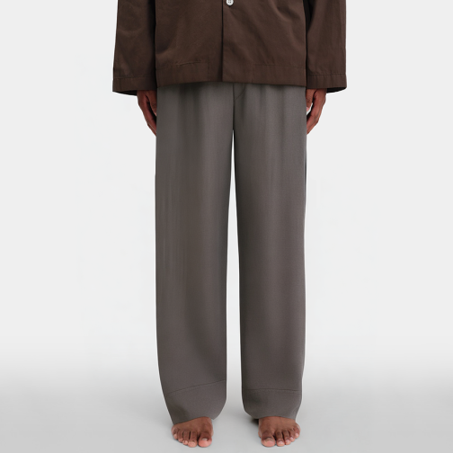 Simple loose textured men's pajama pants