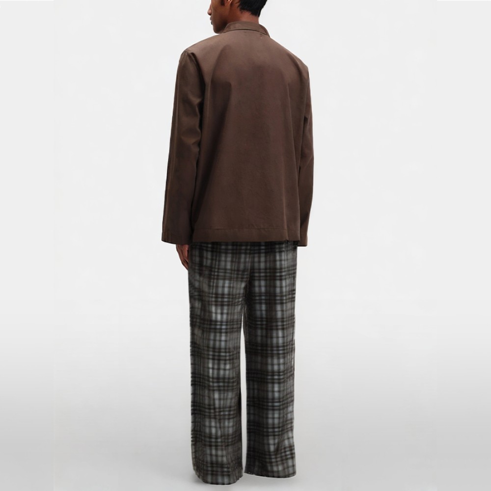 High-quality plaid loose men's pajama pants
