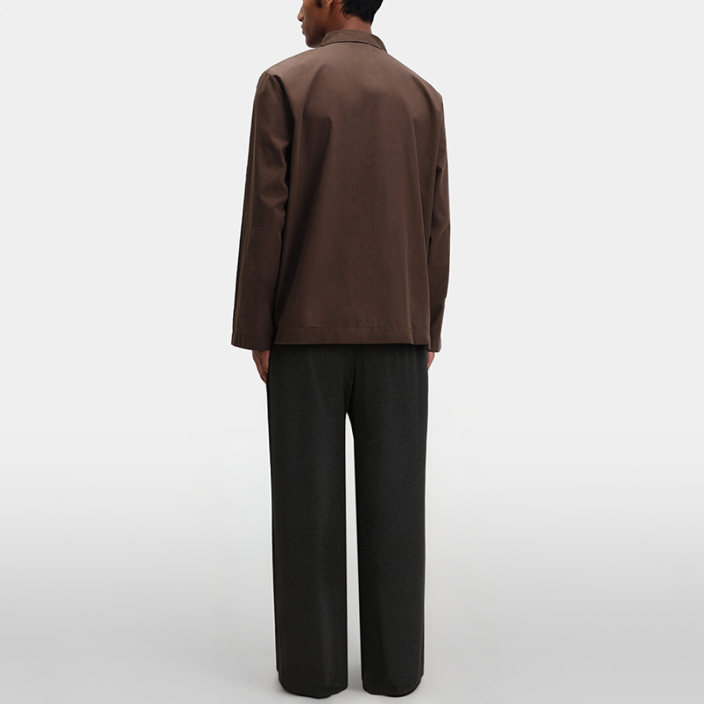 Comfortable drawstring straight-leg men's pajama pants