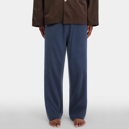 Soft skin-friendly elastic waist men's pajama pants