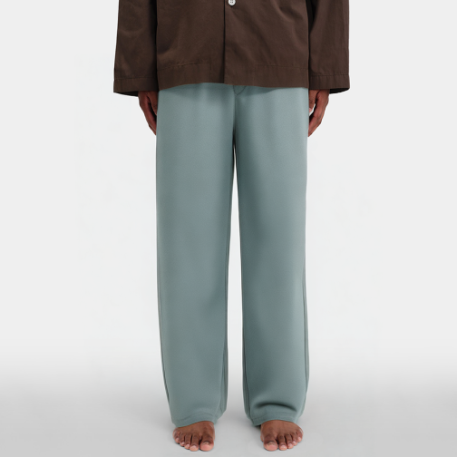 Skin-friendly soft straight-leg men's pajama pants