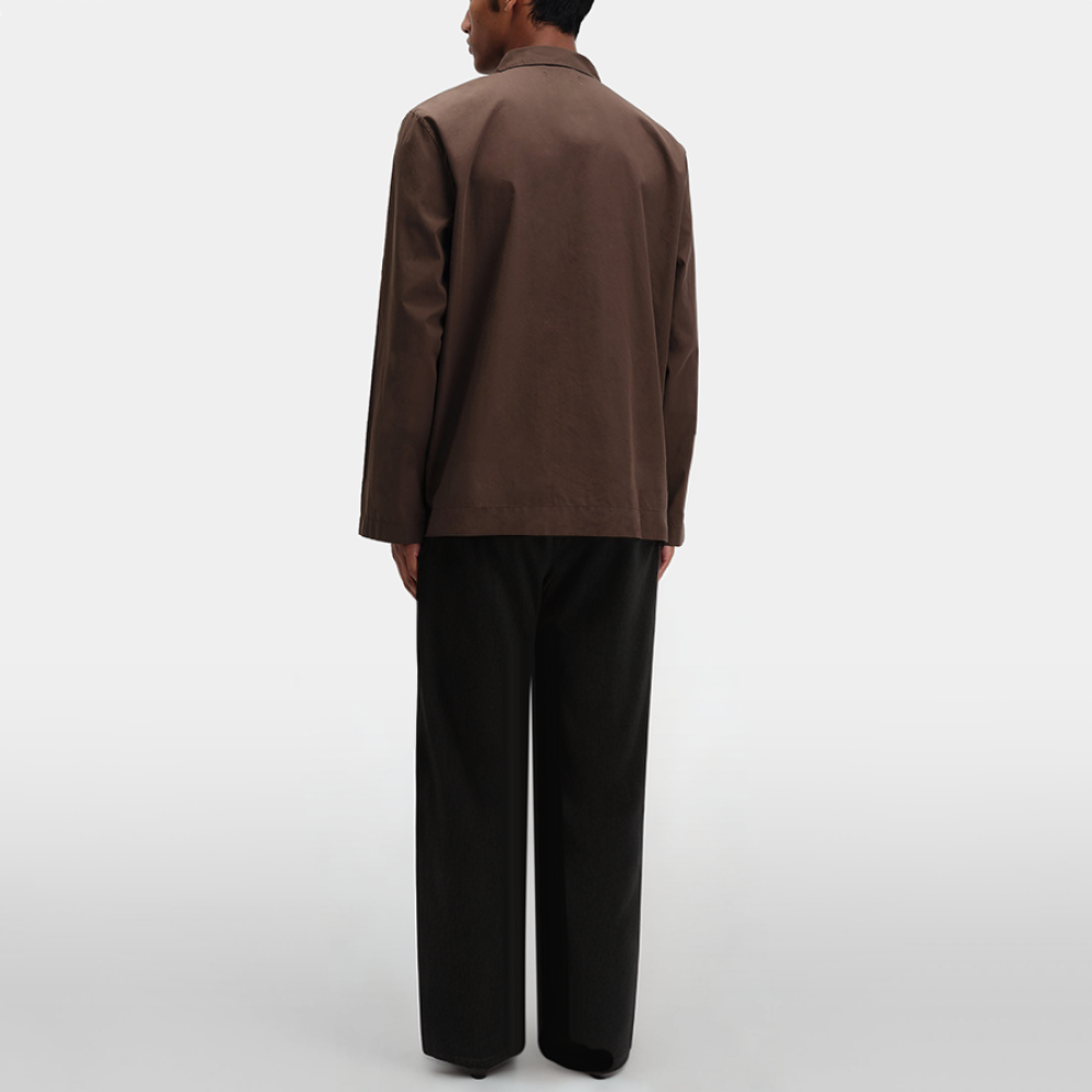 Black casual straight-leg men's pajama pants