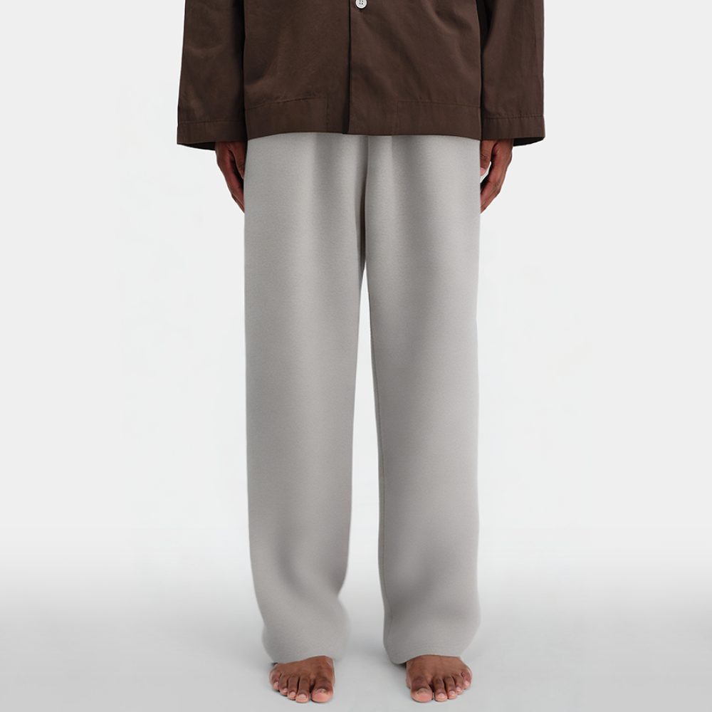 Lightweight grey comfortable men's pajama pants