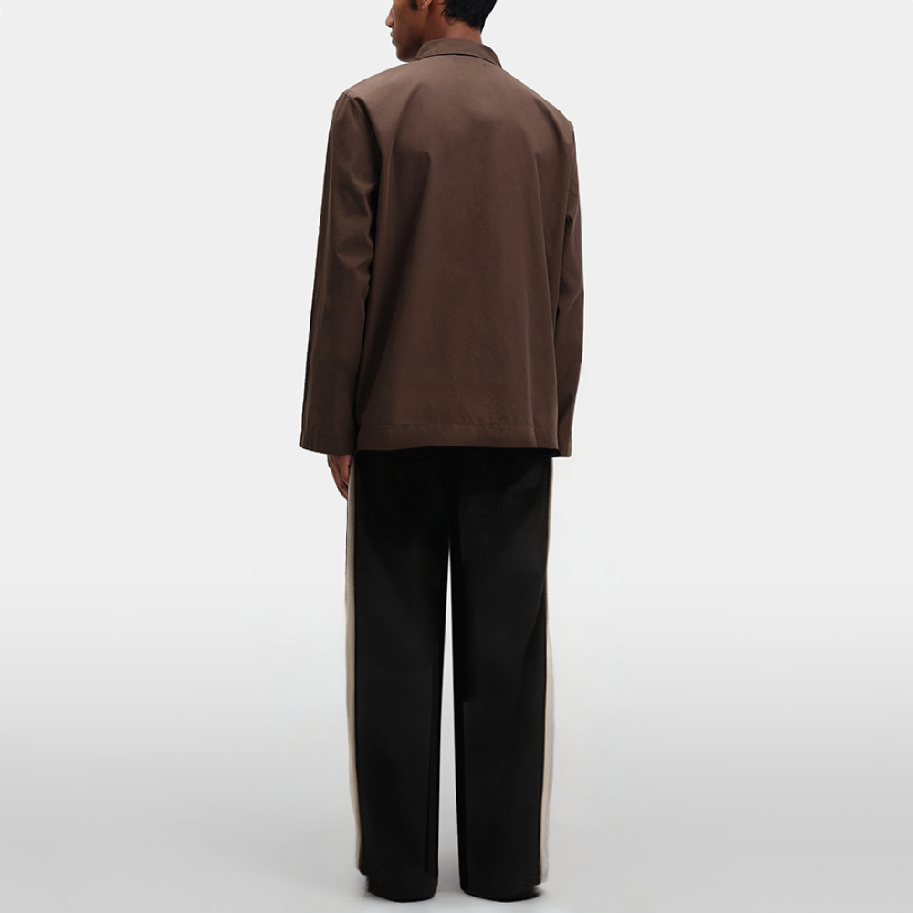 Side stripe elastic waist men's pajama pants