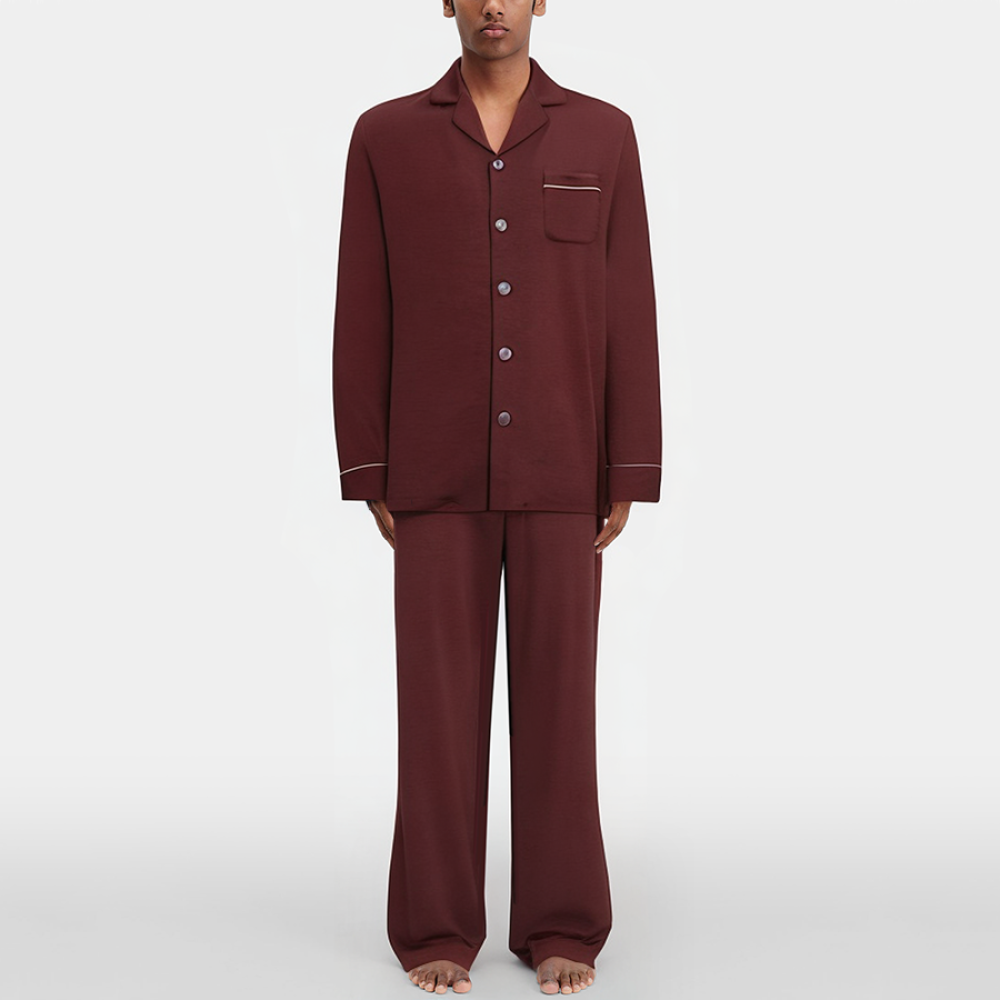 Exquisite breathable casual men's pajama set