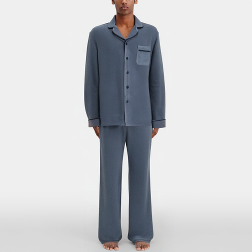 High-end soft and warm men's pajama set