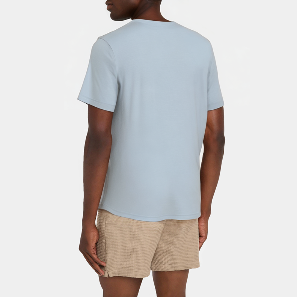 Round neck skin-friendly casual men's pajamas