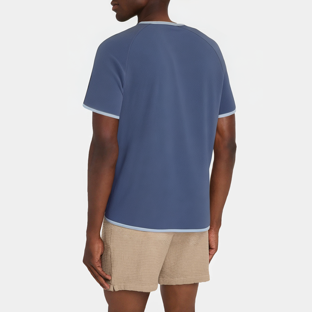 High-performance casual men's short-sleeved pajamas