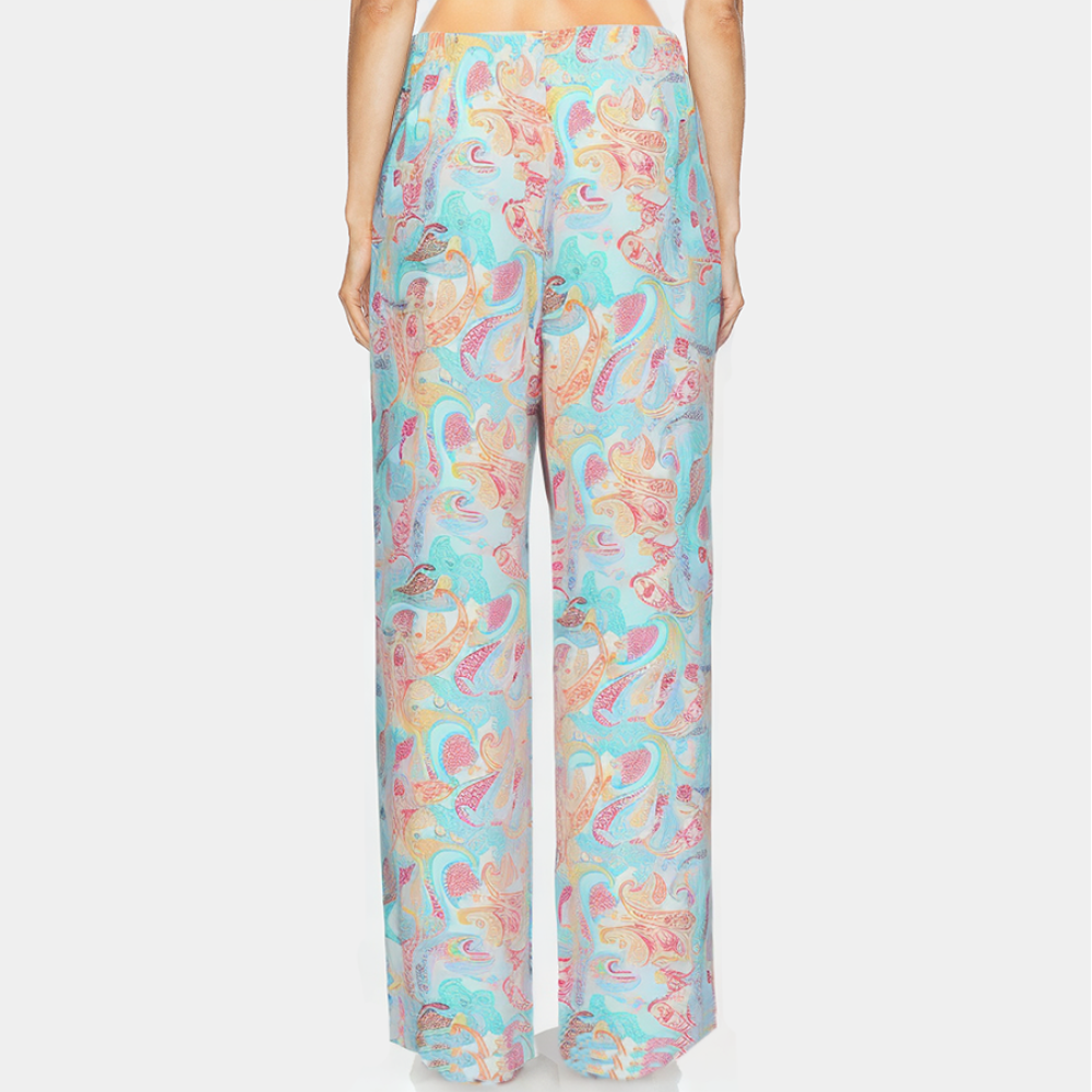 Cute thin straight leg women's pajama pants