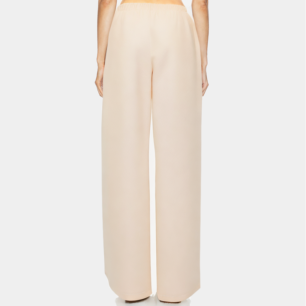 Simple straight-leg women's long pajama pants