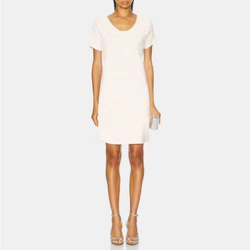 High quality striped casual women's nightdress