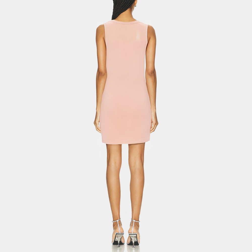 V-neck sleeveless knitted women's nightgown