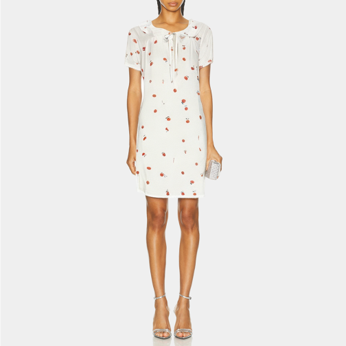 Fashionable V-neck loose women's nightgown