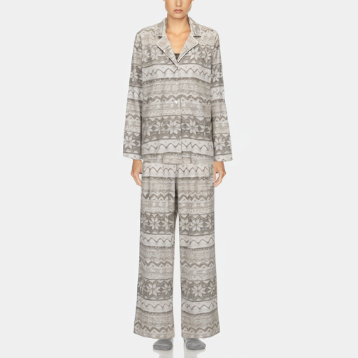 Retro comfort loose women's pajama set