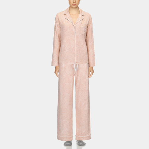 Floral print lightweight women's pajama set