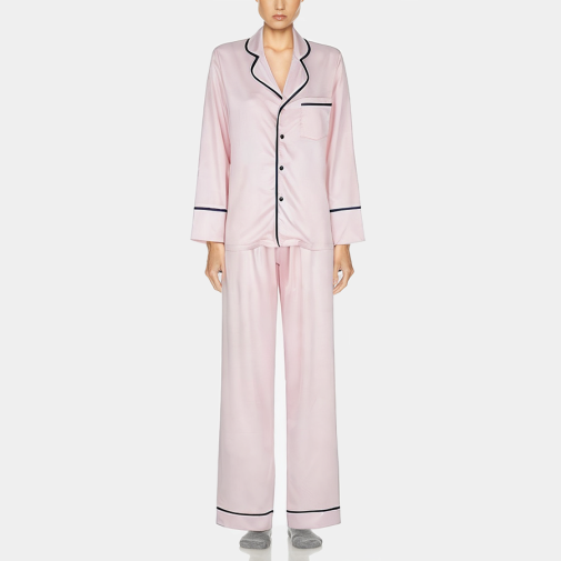 Casual satin breathable women's pajama set