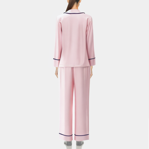Casual satin breathable women's pajama set