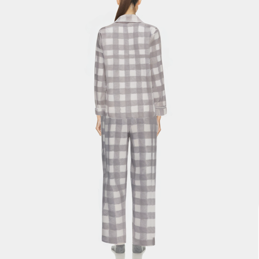 Classic plaid casual women's pajama set