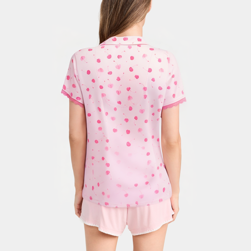 Fashion printed women's short-sleeved pajamas