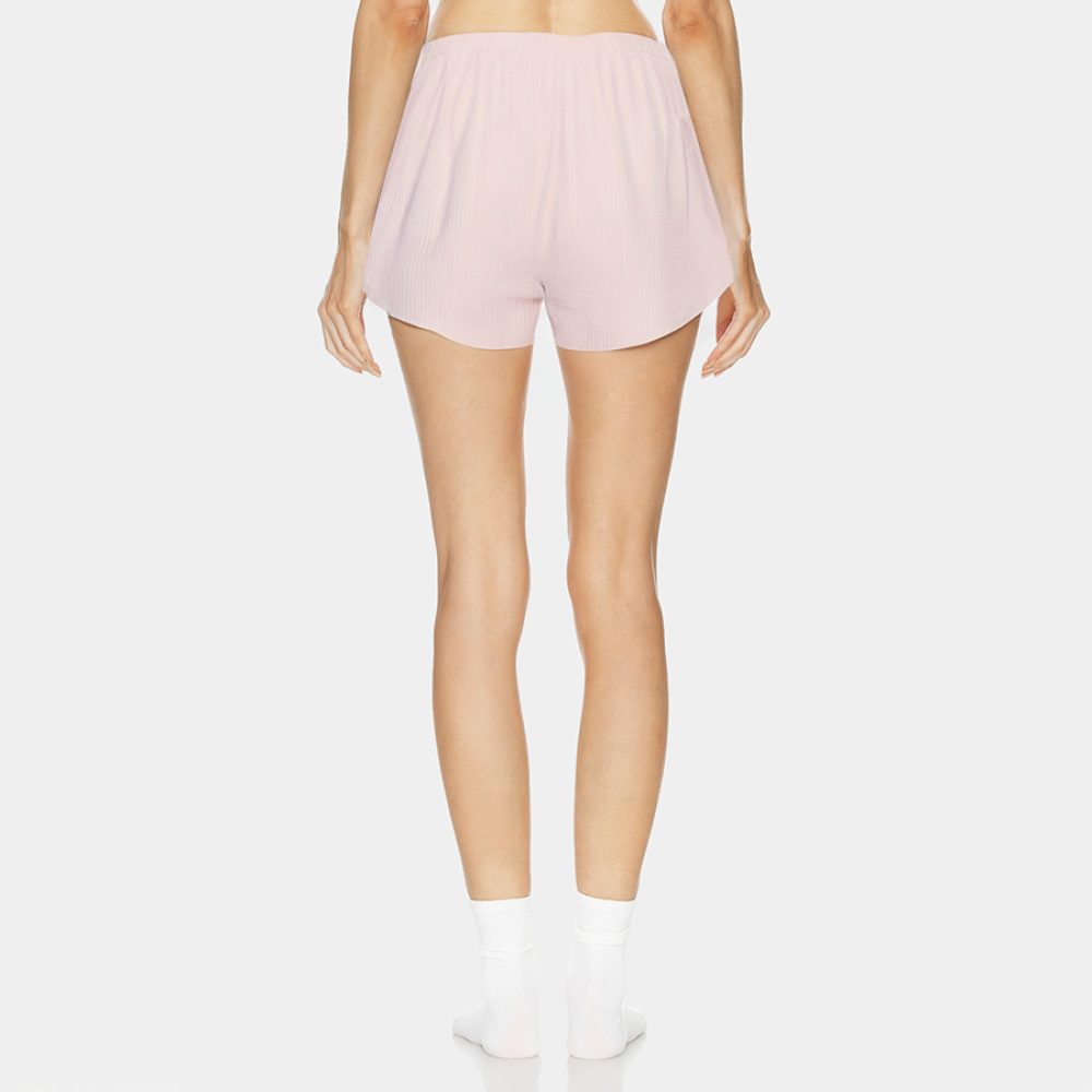 Simple striped breathable women's short pajama pants