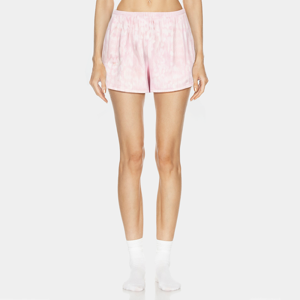 Fashion elastic waist women's short pajama pants