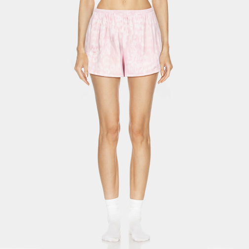 Fashion elastic waist women's short pajama pants