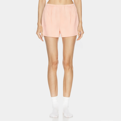 High quality stripe printed women's pajama shorts